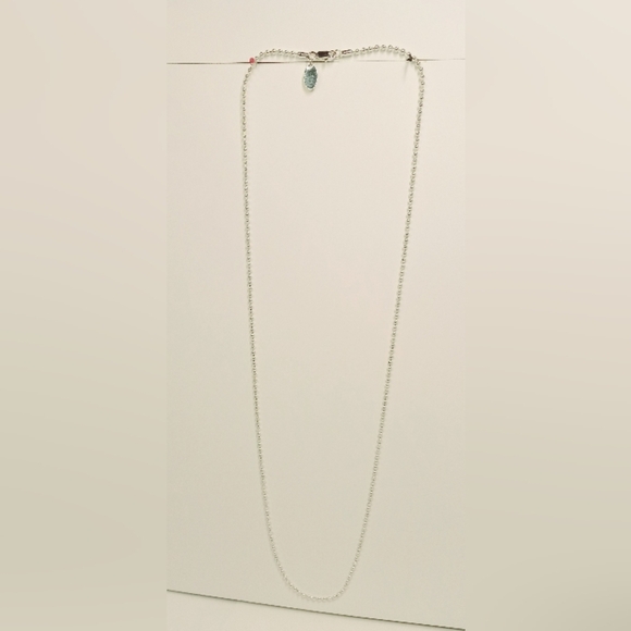 Playboy Necklace -Dog tag style Chain 28" inches Silver Plated New - Picture 4 of 5